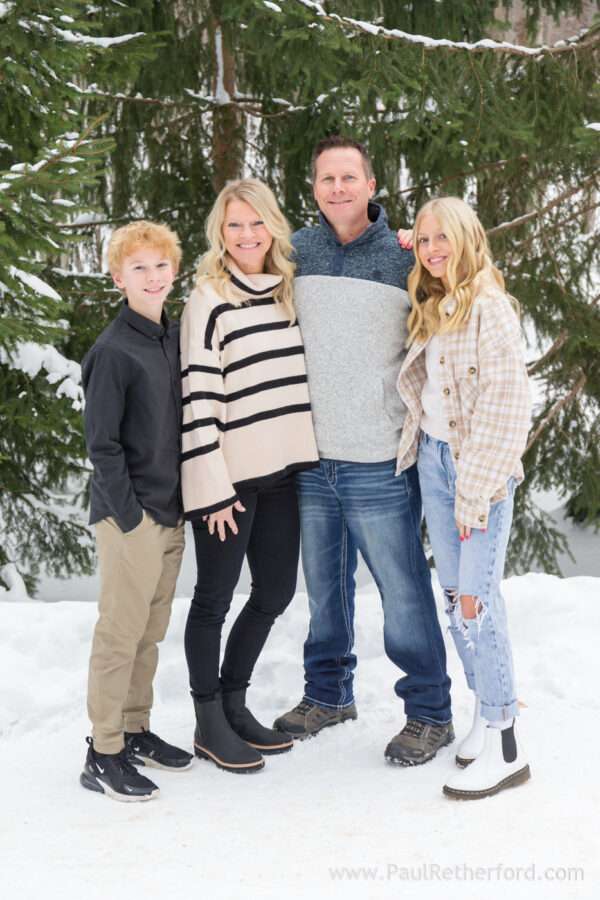 Family Winter Photography Northern Michigan Paul Retherford 