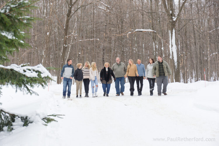 Family Winter Photography Northern Michigan Paul Retherford 