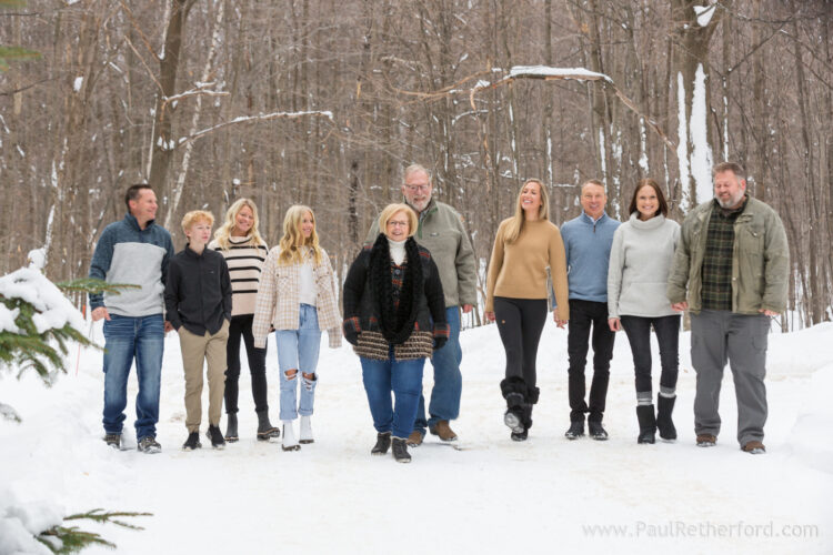 Family Winter Photography Northern Michigan Paul Retherford 