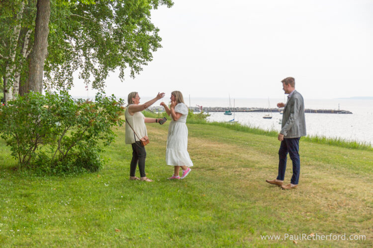 Surprise Engagement Photography Bay View Northern Michigan Petoskey