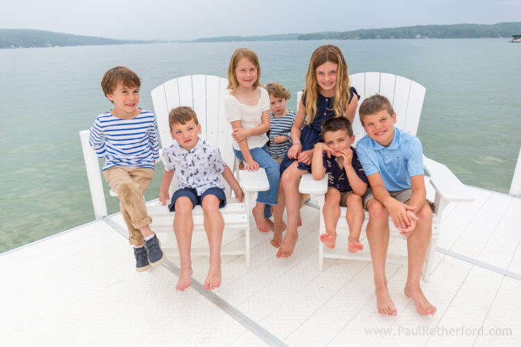 Walloon Lake family portrait session photographer Paul Retherford Photography