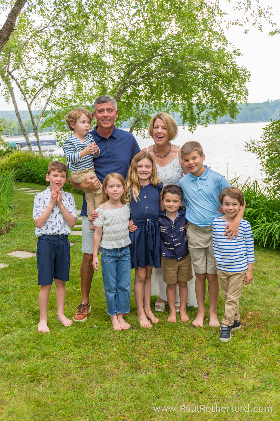 Walloon Lake family portrait session photographer Paul Retherford Photography