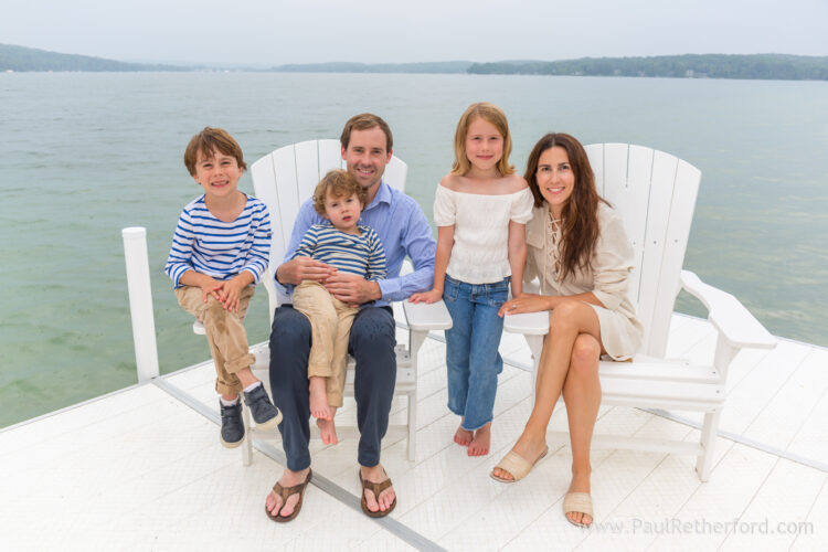 Walloon Lake family portrait session photographer Paul Retherford Photography
