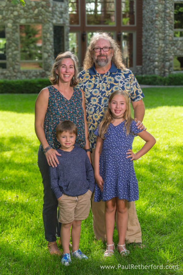 Mullet Lake large family photography session lake house rental property photographer