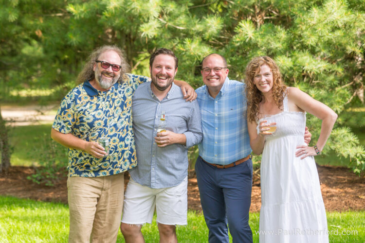 Mullet Lake large family photography session lake house rental property photographer