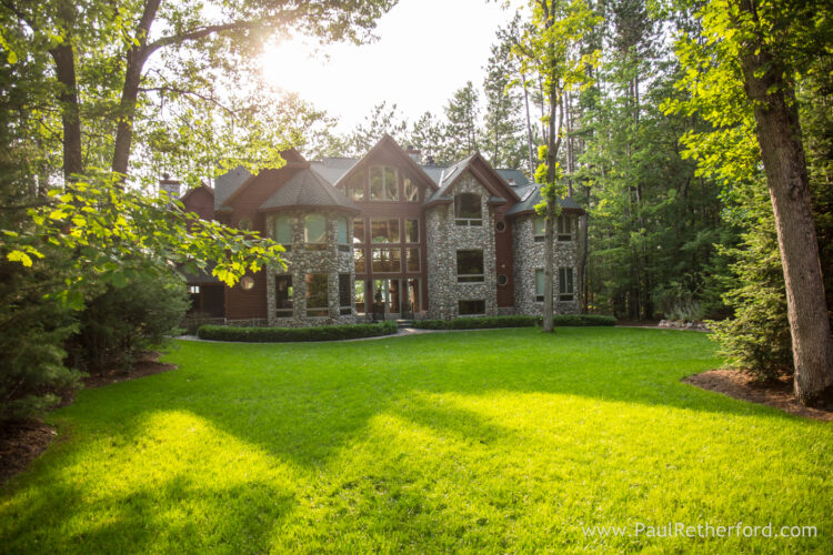 Mullet Lake large family photography session lake house rental property photographer