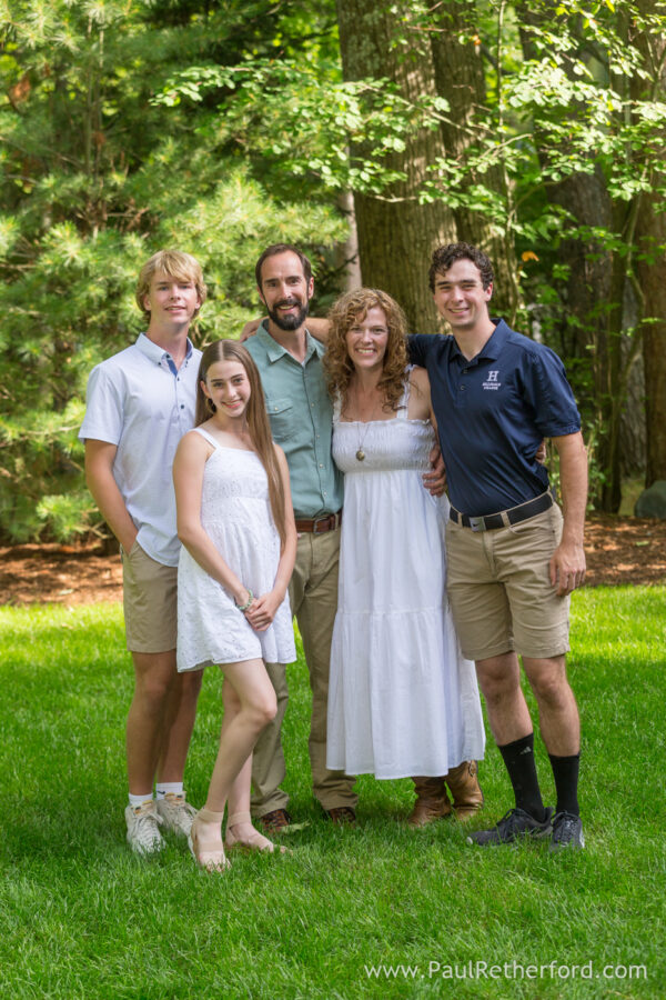Mullet Lake large family photography session lake house rental property photographer