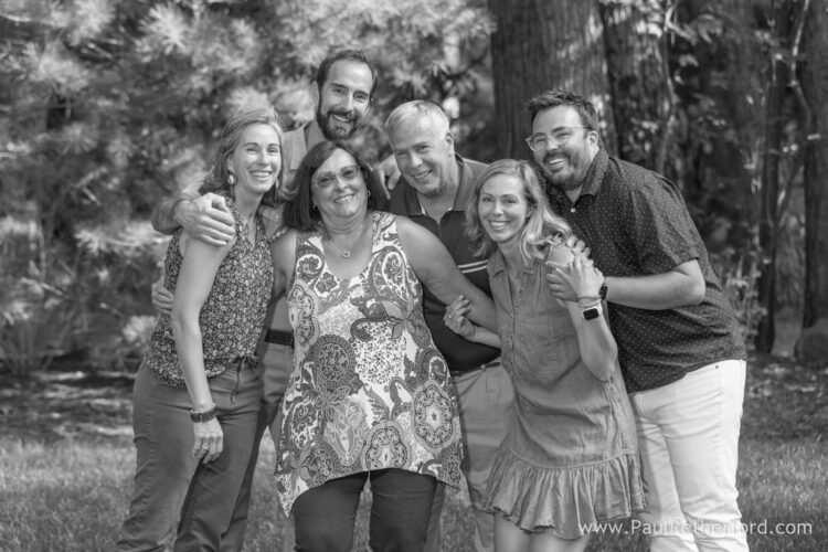 Mullet Lake large family photography session lake house rental property photographer