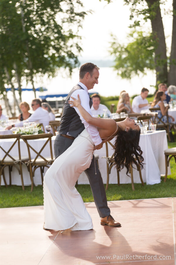 Northern Michigan Burt Lake wedding photography intimate private event