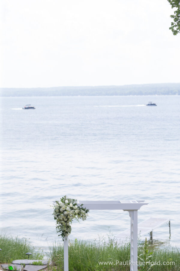 Northern Michigan Burt Lake wedding photography intimate private event