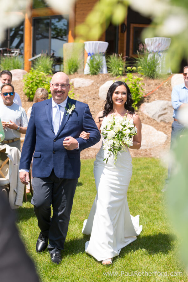 Northern Michigan Burt Lake wedding photography intimate private event