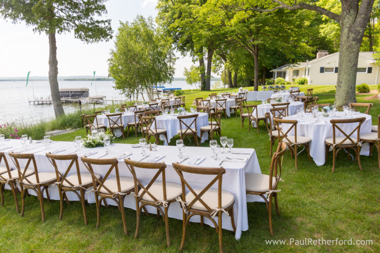 Northern Michigan Burt Lake wedding photography intimate private event