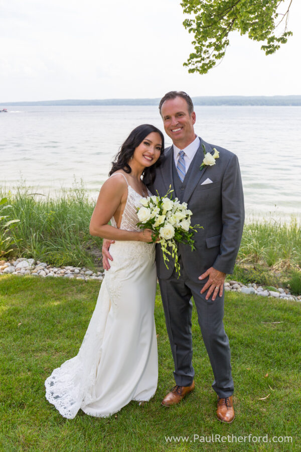 Northern Michigan Burt Lake wedding photography intimate private event