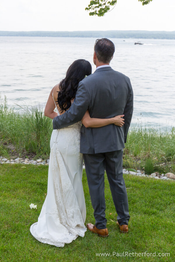 Northern Michigan Burt Lake wedding photography intimate private event