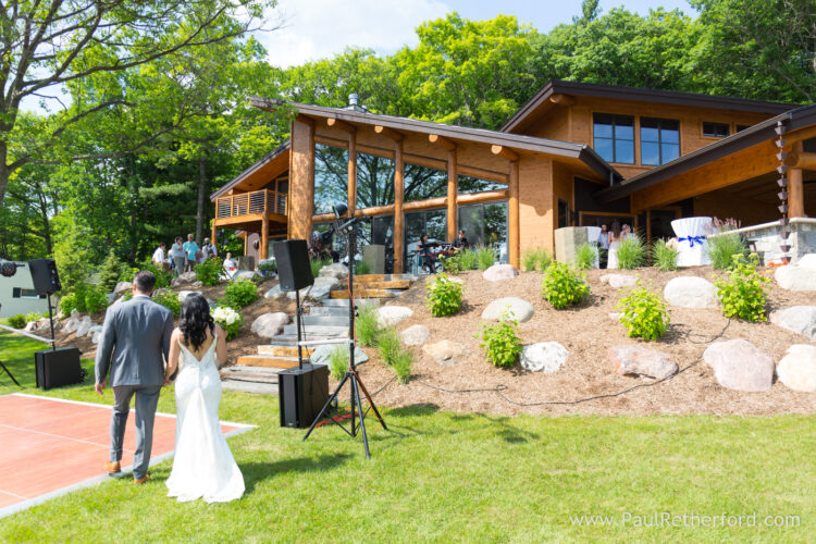Northern Michigan Burt Lake wedding photography intimate private event