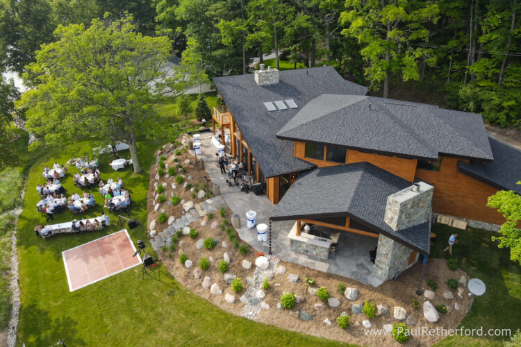 Northern Michigan Burt Lake wedding photography intimate private event