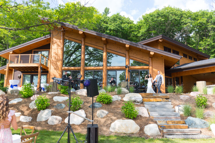 Northern Michigan Burt Lake wedding photography intimate private event