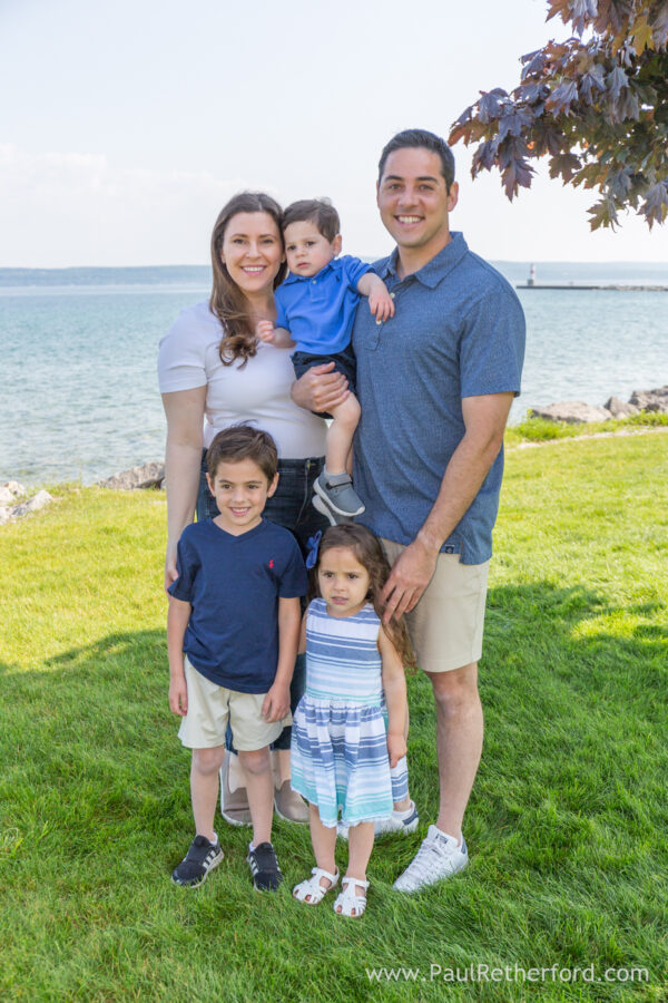 Family photography Petoskey Bayfront Park Lake Michigan photo session