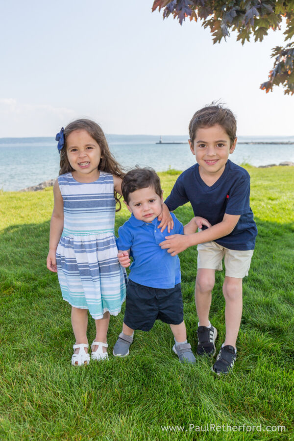 Family photography Petoskey Bayfront Park Lake Michigan photo session