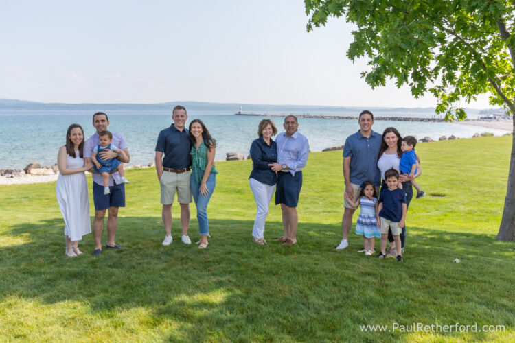Family photography Petoskey Bayfront Park Lake Michigan photo session
