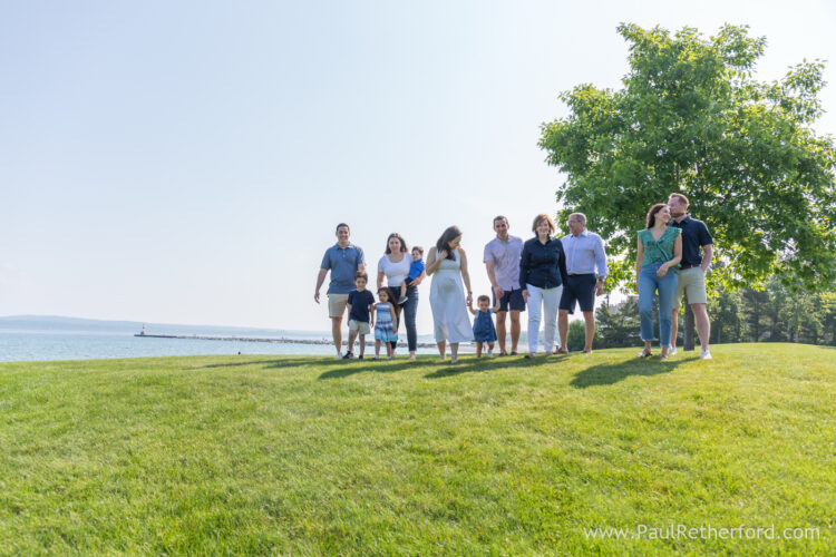 Family photography Petoskey Bayfront Park Lake Michigan photo session