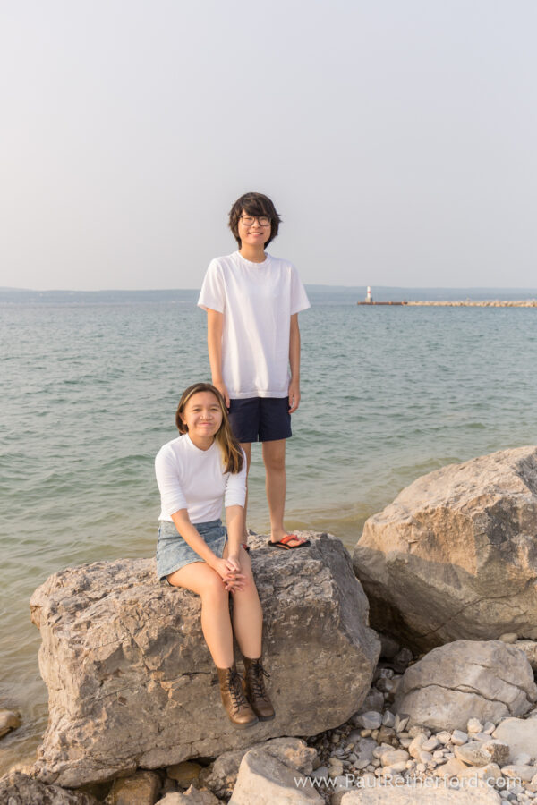 Bayfront Park Petoskey Northern Michigan Family Photography