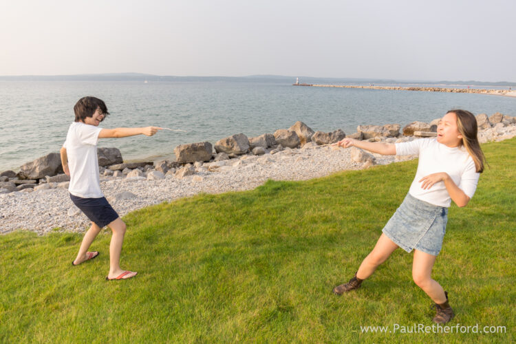 Bayfront Park Petoskey Northern Michigan Family Photography