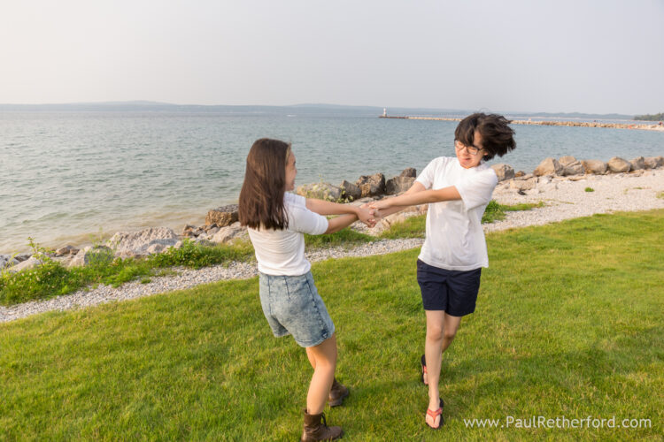 Bayfront Park Petoskey Northern Michigan Family Photography