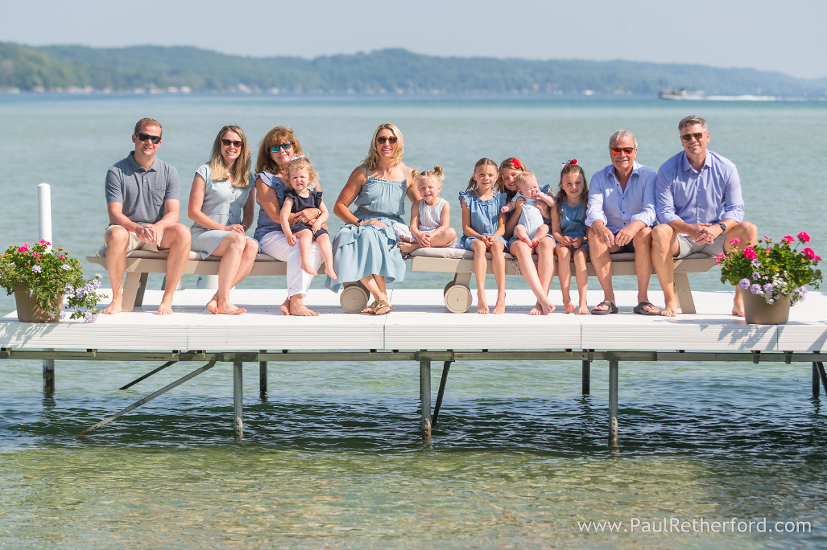 family photo session torch lake northern michigan photographer