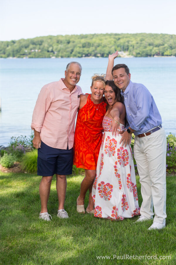 Engagement surprise Walloon Lake Northern Michigan Photography