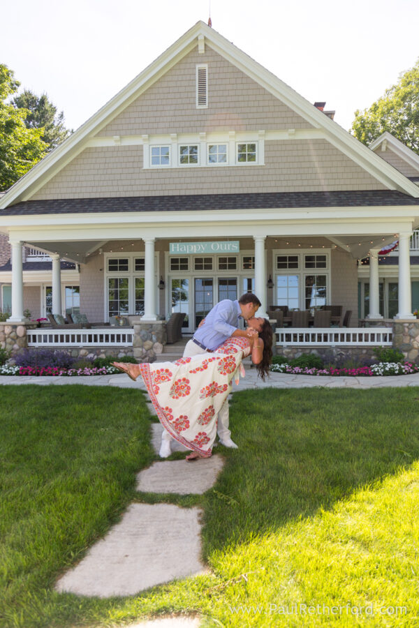 Engagement surprise Walloon Lake Northern Michigan Photography