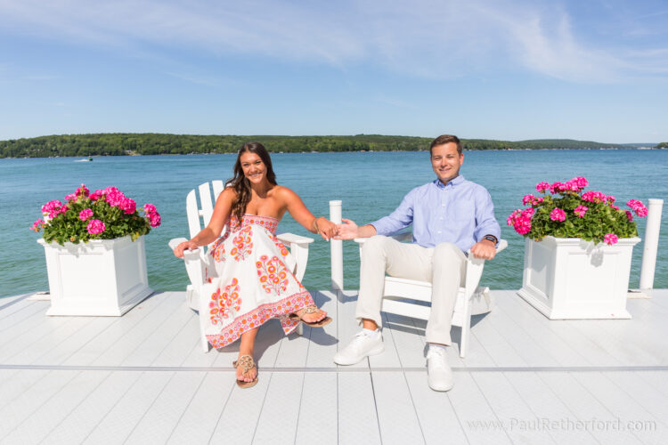 Engagement surprise Walloon Lake Northern Michigan Photography