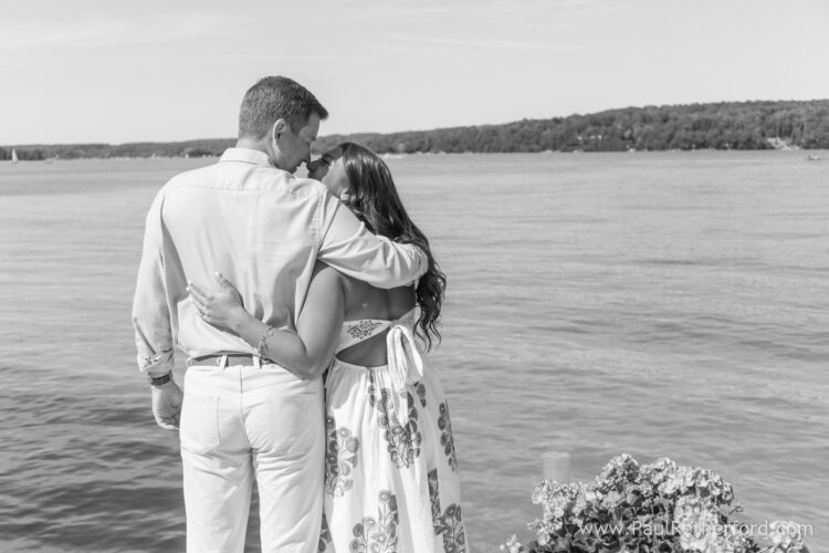 Engagement surprise Walloon Lake Northern Michigan Photography