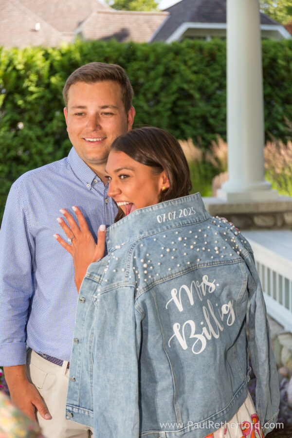 Engagement surprise Walloon Lake Northern Michigan Photography