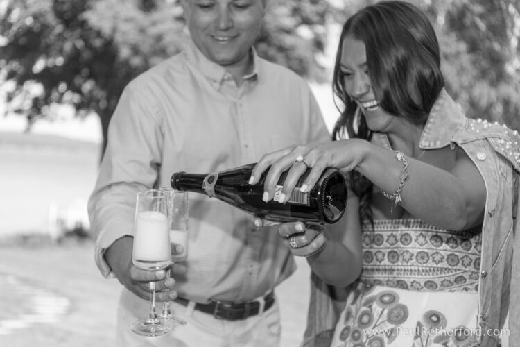 Engagement surprise Walloon Lake Northern Michigan Photography