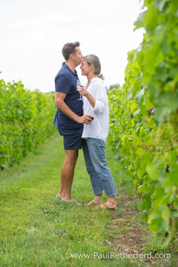 Aurora Cellars Leelanau Northern Michigan Surprise Engagement Wedding Photography