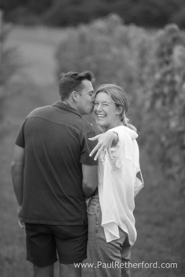 Aurora Cellars Leelanau Northern Michigan Surprise Engagement Wedding Photography