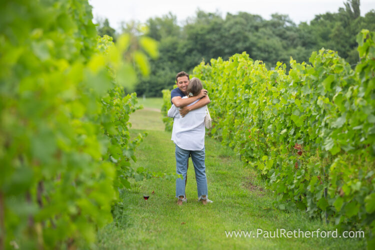 Aurora Cellars Leelanau Northern Michigan Surprise Engagement Wedding Photography