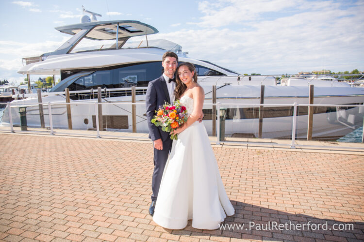 Cross in the Woods Bay Harbor Yacht Club Wedding Photography Michigan