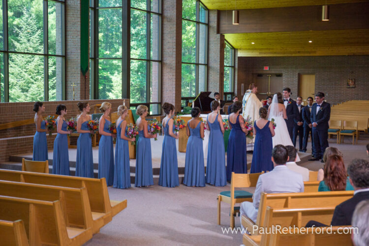 Cross in the Woods Bay Harbor Yacht Club Wedding Photography Michigan