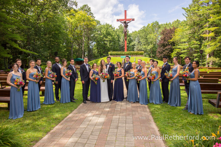 Cross in the Woods Bay Harbor Yacht Club Wedding Photography Michigan