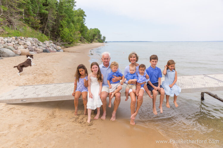 Charlevoix Northern Michigan family photography lake house 