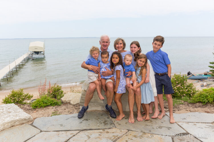 Charlevoix Northern Michigan family photography lake house 