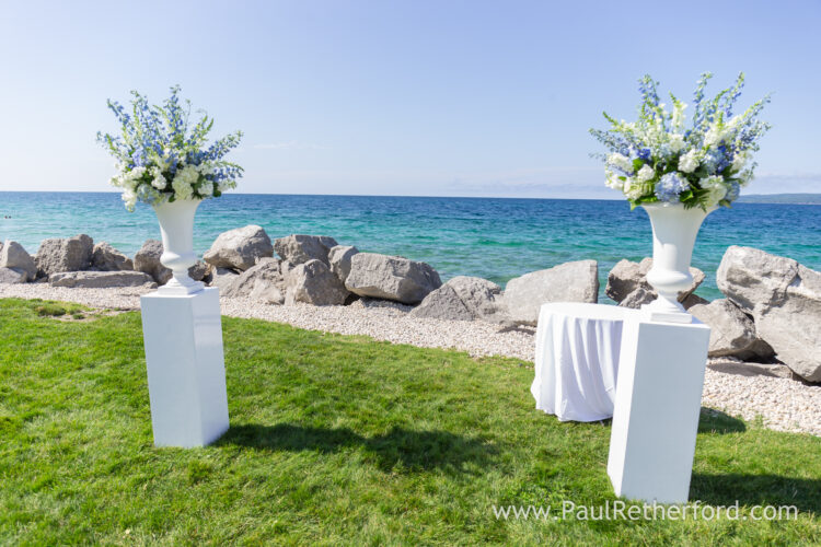 The Inn at Bay Harbor Wedding Northern Michigan waterfront lake event photography
