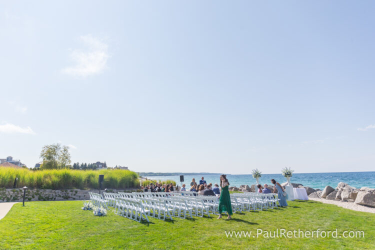 The Inn at Bay Harbor Wedding Northern Michigan waterfront lake event photography