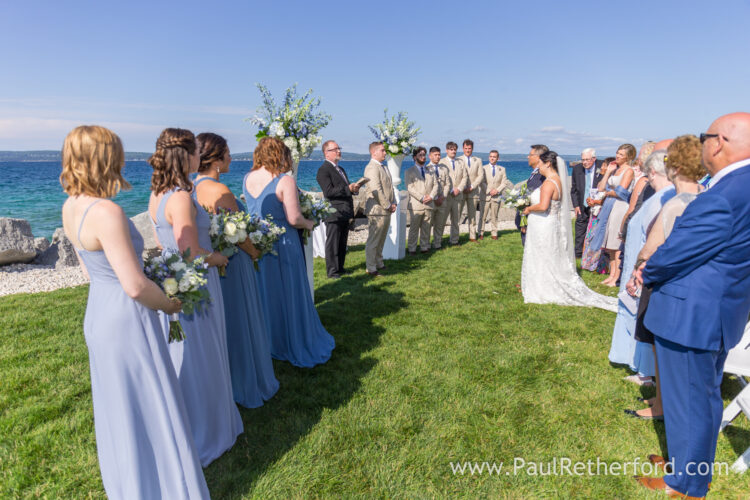 The Inn at Bay Harbor Wedding Northern Michigan waterfront lake event photography