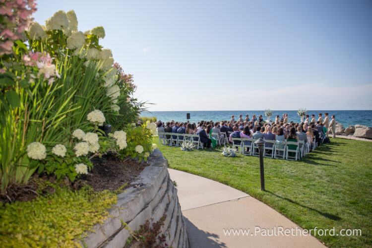The Inn at Bay Harbor Wedding Northern Michigan waterfront lake event photography