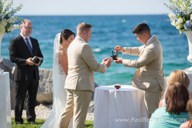 The Inn at Bay Harbor Wedding Northern Michigan waterfront lake event photography