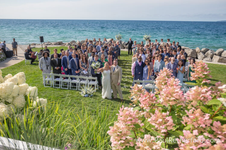 The Inn at Bay Harbor Wedding Northern Michigan waterfront lake event photography