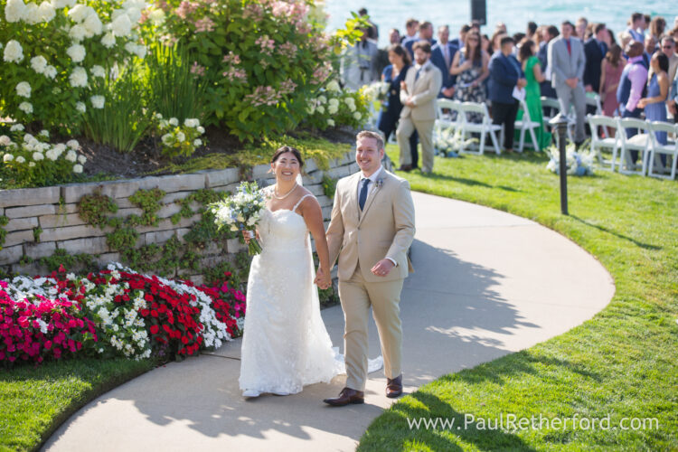 The Inn at Bay Harbor Wedding Northern Michigan waterfront lake event photography